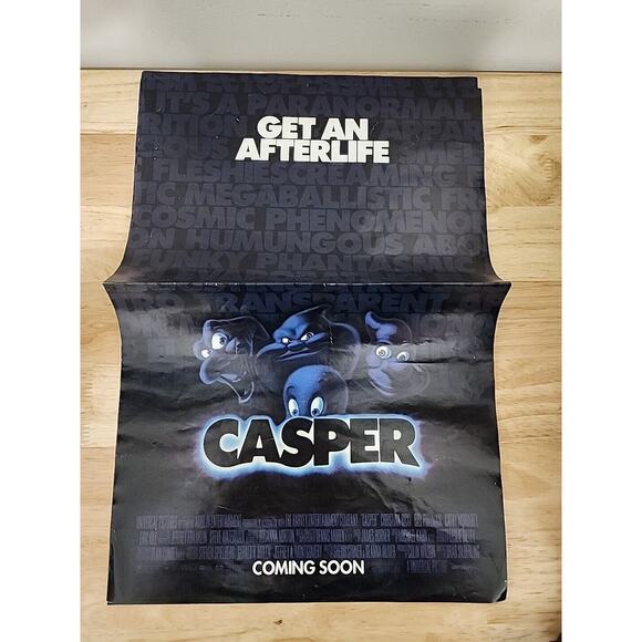 1995 CASPER Original VERSION B Film Poster 11X17 SILBERLING, RICCI, PULLMAN Flaw - Picture 1 of 4